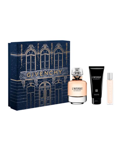 Set Perfume L'Interdit EDP Mujer 80 ml + Crema Humectante Corporal 75 ml + Perfumero de Viaje 12 ml-0