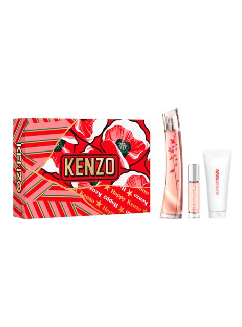 Set Perfume Flower by Kenzo EDP Mujer Ikebana 75 ml + Perfumero de Viaje 10 ml-0