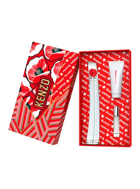Set Perfume Flower EDP Mujer 100 ml + Perfumero de viaje 10 ml + Bálsamo Corporal Humectante 75 ml-1