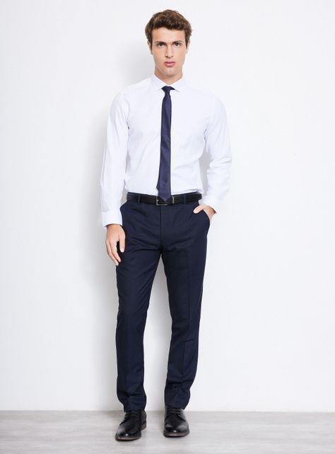 Camisa Slim Fit Textura y Fsias-4