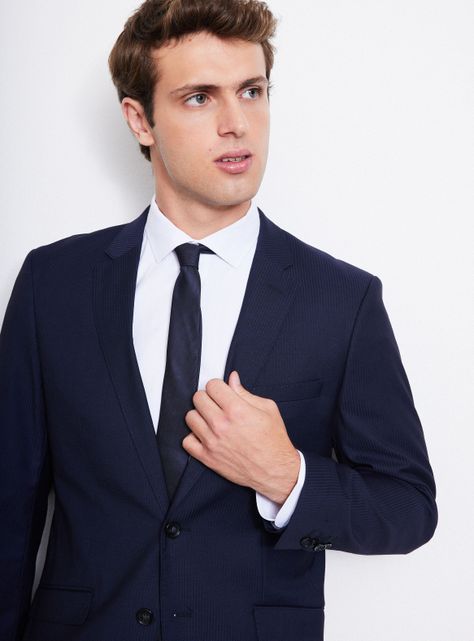 Traje Recto Slim Fit Texturizado-2