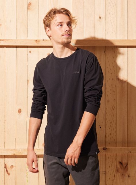 Polera Manga Larga con Estampado en la Espalda-0