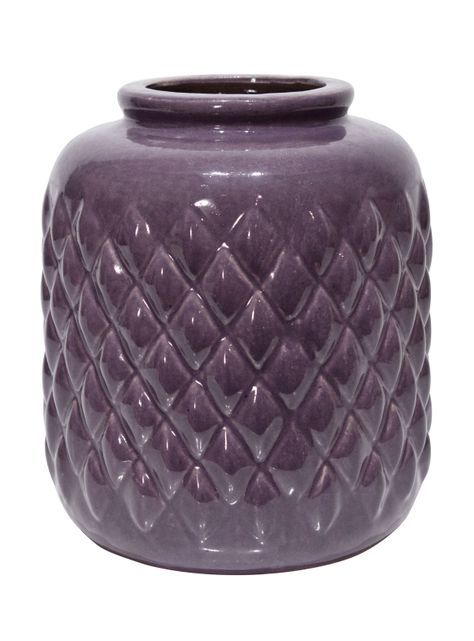 Jarrón Morado 22 cm-0