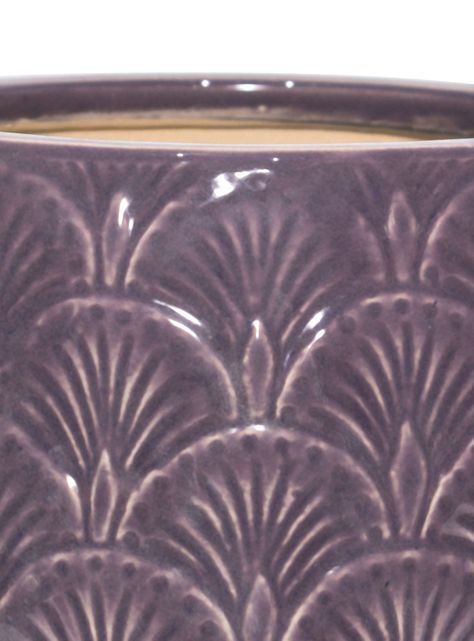 Macetero Morado 22 cm-1