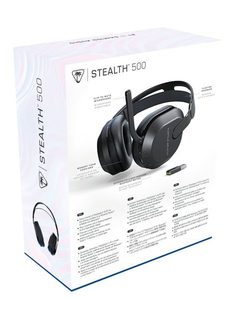 Audífonos Gamers Stealth 500 Gen 3 Inalámbrico Black-5