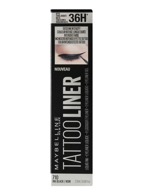 Delineador Maybelline de Ojos Líquido Tattoo Liner Negro-4