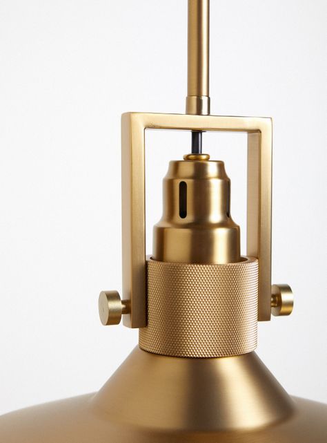 Lámpara Colgar 1L E27 Retro 70's Gold 30 cm-2