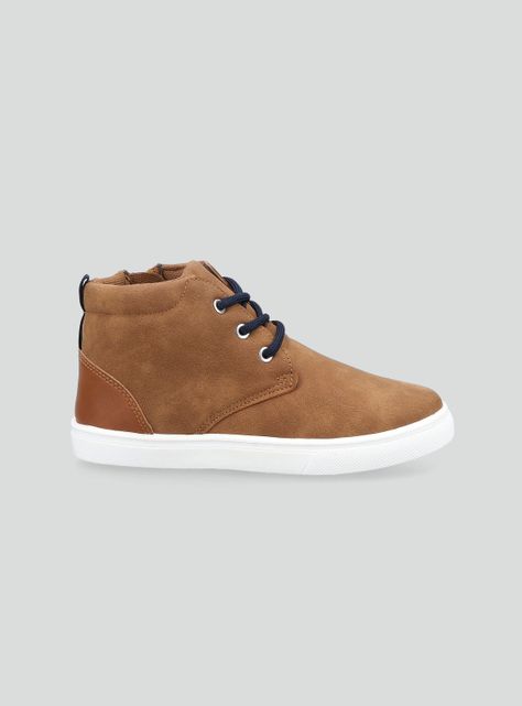 Zapatilla Urbana Caña Alta Cordones Niño-1
