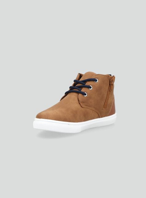 Zapatilla Urbana Caña Alta Cordones Niño-2