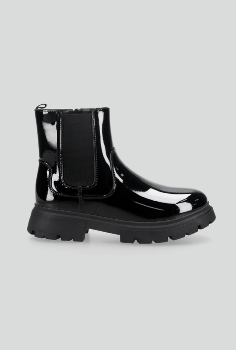 Botín Chelsea Boot Look Charol Niña-4