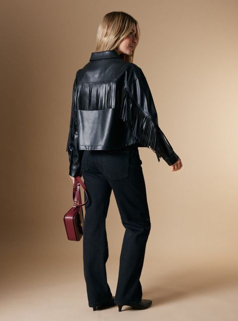 Chaqueta con Flecos Colaboración María Pombo-5