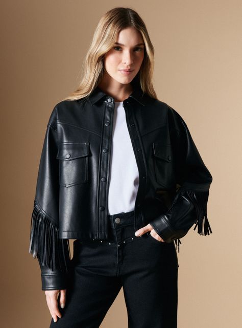 Chaqueta con Flecos Colaboración María Pombo-0