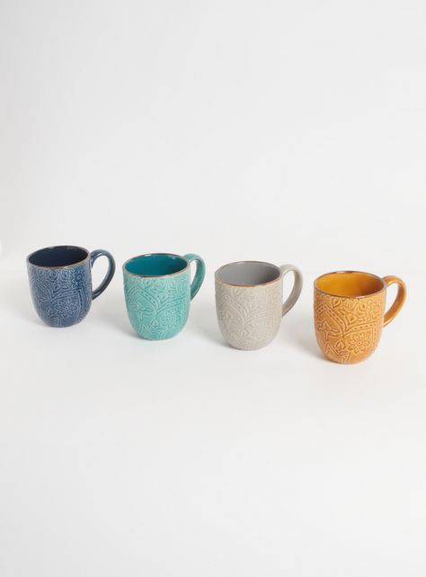 Set 4 Mugs Relieve-0