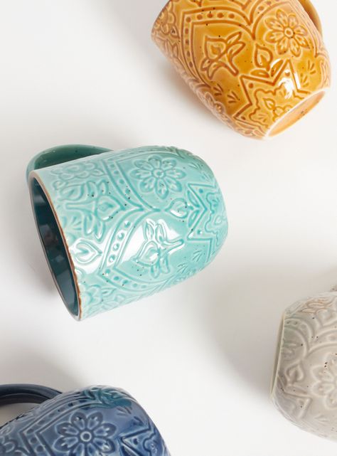 Set 4 Mugs Relieve-1