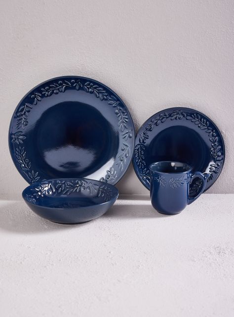 Set Vajilla 24 Piezas Trinidad Porcelana-0