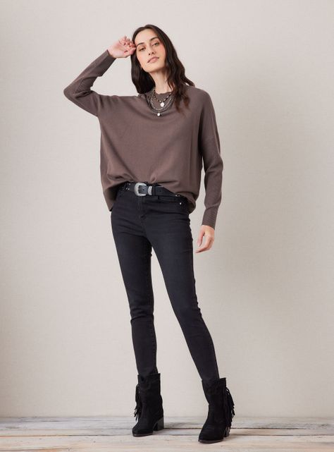 Sweater Básico Jaspeado-4