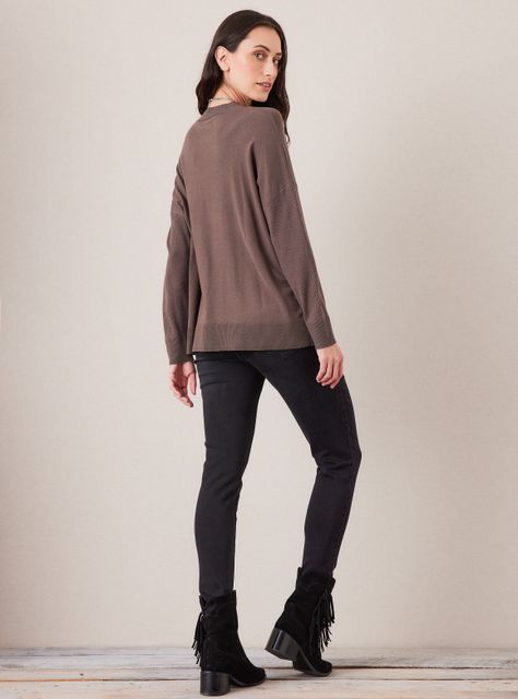 Sweater Básico Jaspeado-5