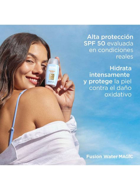 Set ISDIN Fotoprotector Fusion Water Magic SPF50 50 ml + Micellar Solution 100 ml-1
