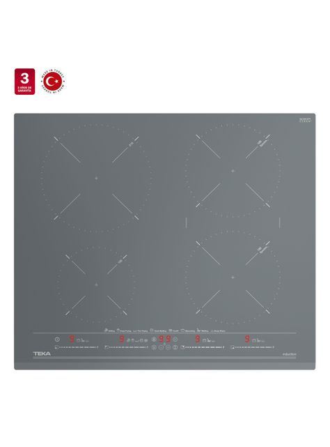 Encimera Inducción IZC 64630 ST Cristal Gris-2