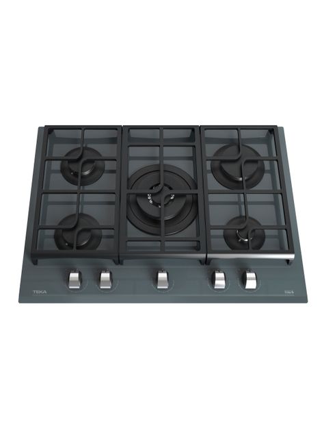 Cocina Cristal Gas GZC 75330 XBB ST Gris-0