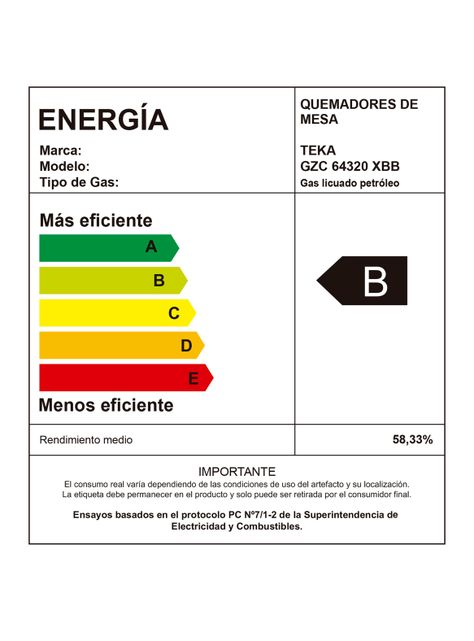 Cocina Cristal Gas GZC 64320 XBB WH Blanco-6