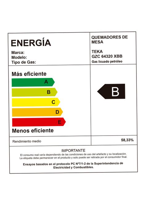 Cocina Cristal Gas GZC 64320 XBB ST Gris-6