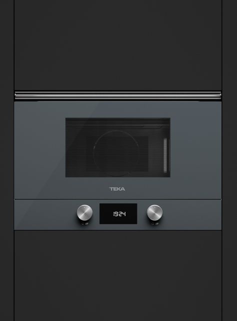 Horno Microondas Integrable Frente Cristal ML 8220 L ST Gris-4