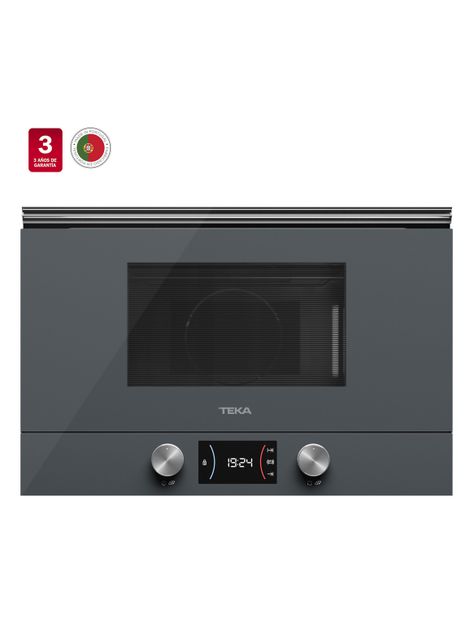 Horno Microondas Integrable Frente Cristal ML 8220 L ST Gris-2