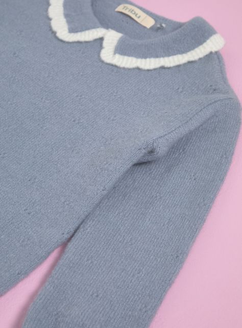 Sweater con Cuello y Mangas con Vuelos-2