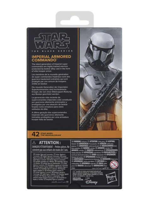 Figura de Acción The Mandalorian Imperial Armored Commando-5