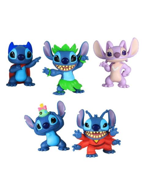 Set de 5 Figuras de Acción Stitch de Colección-0