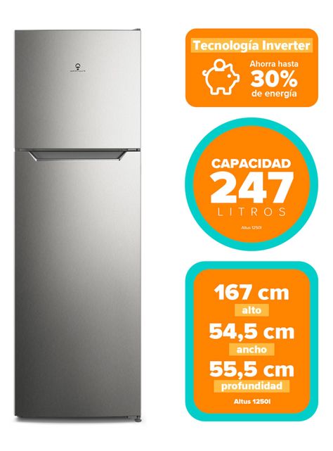 Refrigerador Top Mount No Frost 247 Litros Altus 1250l-2