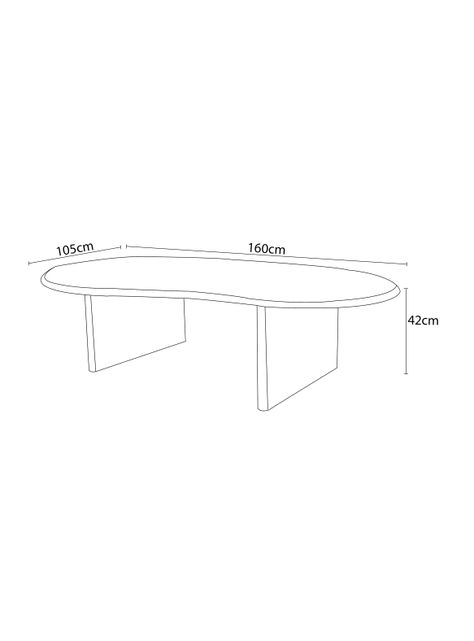 Mesa Centro Natural 105x160 cm-1