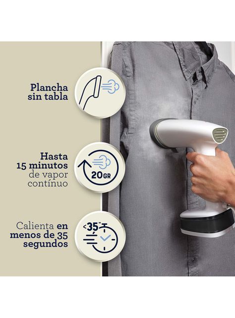Vaporizador de Mano Plegable 1400W GCSTFS200-2