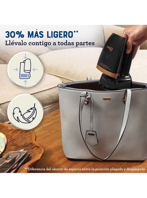 Vaporizador de Mano Plegable 1200W + Accesorios GCSTFS300-4