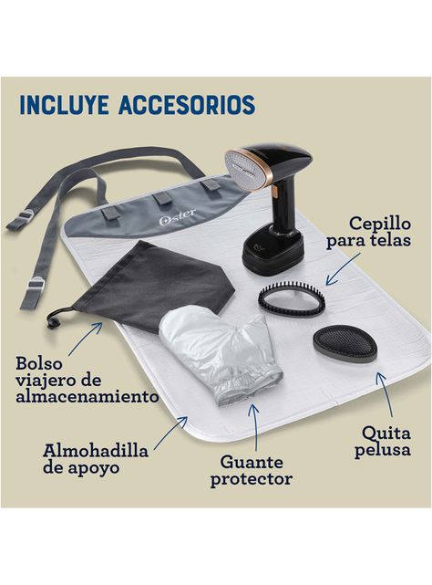 Vaporizador de Mano Plegable 1200W + Accesorios GCSTFS300-7
