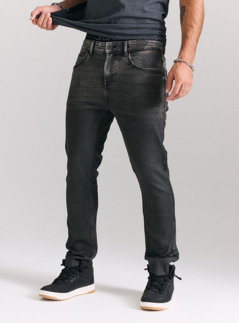 Jeans Manchado Resinado-0