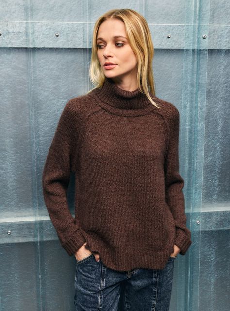 Sweater Tejido Cuello Alto-0