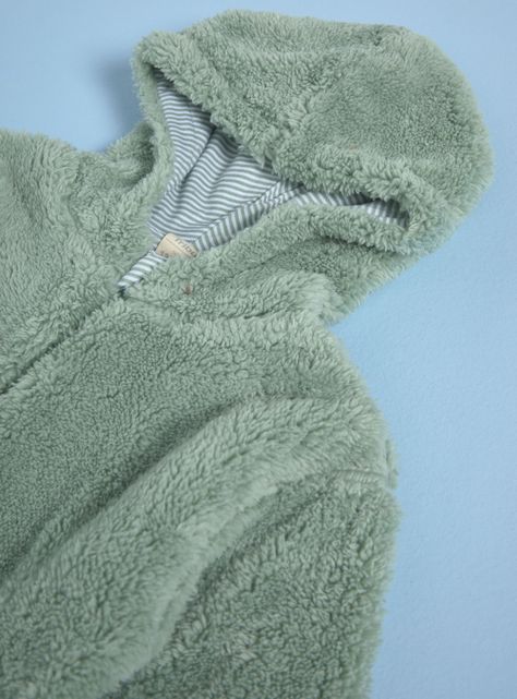 Chaqueta de Sherpa con Forro Rayado a Tono-2