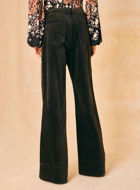 Pantalón Prenda con Proceso Textura Aterciopelada-1