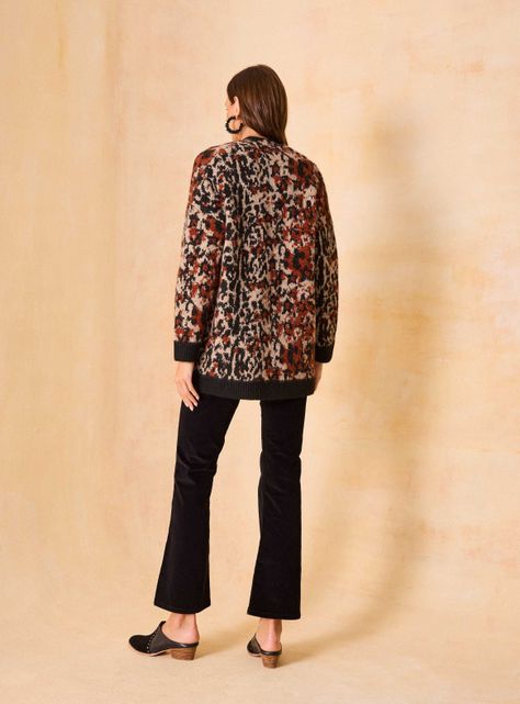 Chaleco Jacquard Animal Print-5