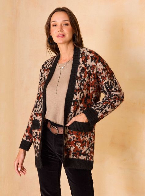 Chaleco Jacquard Animal Print-0