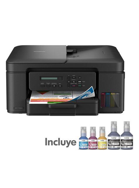 Impresoras Tinta Continua Multifuncional DCPT730DW Negro-0