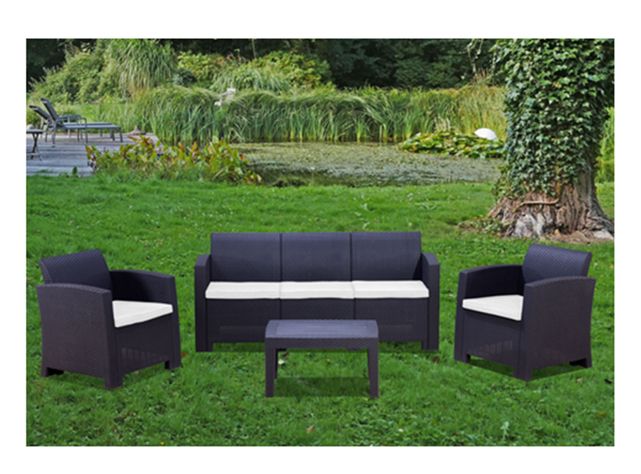 Juego de Living Milano Sofá 3C + 2 Sillones+ Mesa Northwest-1