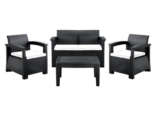 Juego de Living Ibiza Sofá 2C + 2 Sillones + Mesa Northwest-0