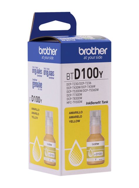 Botella de Tinta BTD100Y Amarilla-2