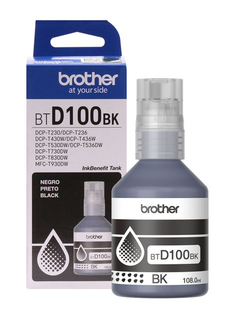 Botella de Tinta BTD100BK Negra-1
