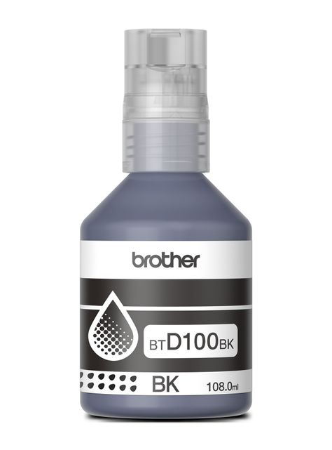 Botella de Tinta BTD100BK Negra-0