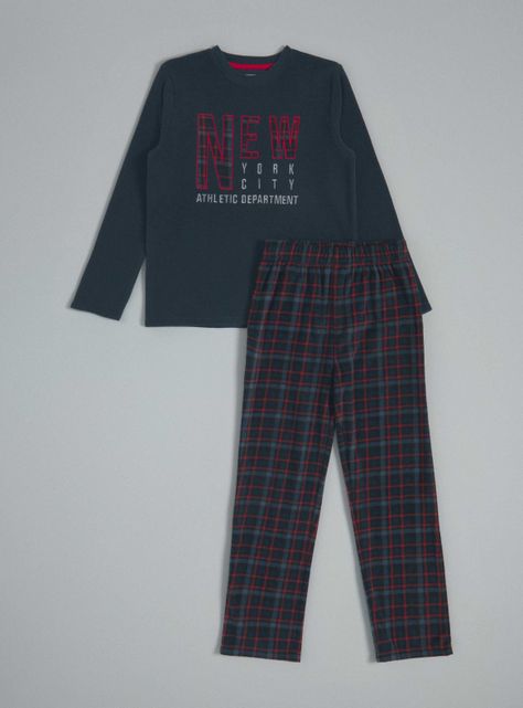 Pijama Polar Aplicación Bordado-0