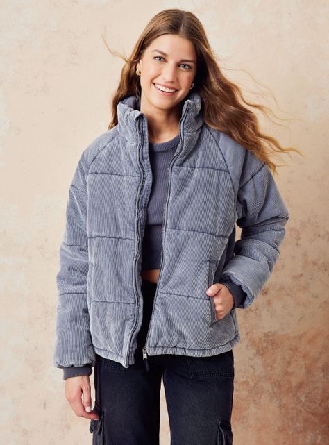 Parka Lavada con Bolsillos-0
